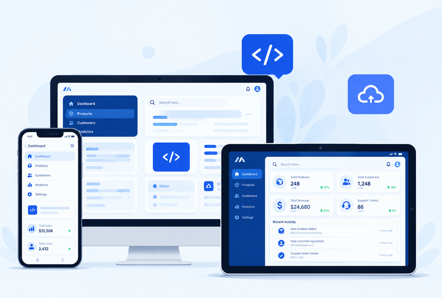 Custom Websites, Apps & Software for Your Business